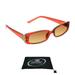 proSPORT Reading Sunglass Reader Women Amber Lens Red Small Frame NOT BIFOCAL