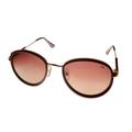 Fila Mens Round Dark Brown Sunglass , Brown Gradient Polarized Lens SF9758 300P