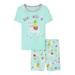 The Children's Place Girls Short Sleeve 'Llamazing' Snug Fit Cotton Pajamas, Sizes 4-14