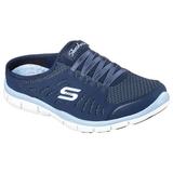 Skechers Sport Women's Gratis No Limits Fashion Sneaker,Navy/Light Blue,7.5 M US