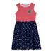 Lavender Girls Sleeveless Printed Dress, Sizes 4-16