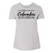 Inktastic From Columbia South Carolina in Black Distressed Text Adult Women's Plus Size T-Shirt Female