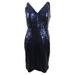 Nightway Women's Petite Sequin Sheath Dress