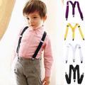 Windfall Suspenders for Kids - Adjustable Suspenders for Boys Girls, Toddler, Baby - Elastic Y-Back Design with Strong Metal Clips Fashion Child Elastic Suspenders