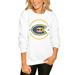 Wisconsin Eau Claire Blugolds Women's End Zone Pullover Sweatshirt - White