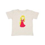 Inktastic Cute Princess, Blonde Hair, Princess In Red Dress Infant T-Shirt Female