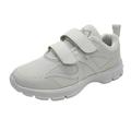 MAIR Womens Ultra Light Double Hook-and-Loop PACER Velcro Athletic Sneaker Shoe, White