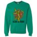 Mens Dream Super Soft Sweatshirt â€�Here Me Roarâ€� High Quality Long Sleeve Sweater Medium, Green