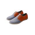 Audeban Men's Suede Dress Shoes Casual Lace Up Oxfords Shoes