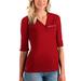 Chicago Fire Antigua Women's Wordmark Accolade 3/4 Sleeve V-Neck Top - Red