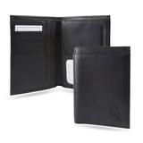 Colorado MLB Baseball Rockies Black Leather Traveling RFID Blocking Wallet - 14 total slots/pockets