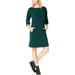 Eileen Fisher Womens Pocket Shift Dress