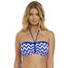 Freya Womens Making Waves Underwire Non Padded Bandeau Bikini Top, 36DD, Cobalt