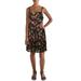 Derek Lam 10 Crosby Womens Floral Pleated Mini Dress