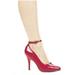 Ellie Shoes E-8401 4 Heel B Width Pump With Ankle Strap 14 / Red