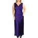 Lauren Ralph Lauren Womens Concettah Faux Wrap Sleeveless Formal Dress