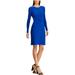 American Living Womens Brooklynn Jersey Faux Wrap Cocktail Dress