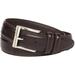 florsheim men's pebble grain leather belt 32mm, brown, 42