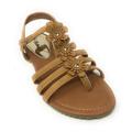 Victoria K Triple Flowers With Crossover Straps Sandals (Women)