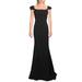 Jay Godfrey Womens Biles Off-The-Shoulder Open Back Evening Dress