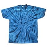 Tie Dyes Men's Tie Dyed Performance Tee Shirt H1000 Spider Black