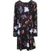 Calsunbaby Halloween Women Print Swing Flared Dress Ladies Long Sleeve Dress