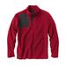 Men's 100% Polyester Nano Fleece TM 1/4 Zip Interval Pullover - RED - XL
