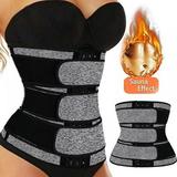 Waist Trainer Corset Sweat Belt for Women Weight Loss, Underbust Latex Sport Girdle Corsets Cincher Hourglass Body Shaper Breasted Neoprene Sauna Breasted w/3 color 9 size