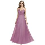 Ever-Pretty Womens Tulle Long Evening Prom Homecoming Party Dresses for Juniors 73692 Orchid US10