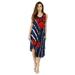 Riviera Sun Dress / Summer Dresses for Women (Red / White / Blue 2, 2X)
