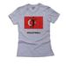 Turkey Olympic - Volleyball - Flag - Silhouette Women's Cotton Grey T-Shirt