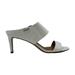 Calvin Klein Womens Cecily Leather Open Toe Casual Slide Sandals