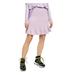 FREE PEOPLE Womens Purple Textured Above The Knee Ruffled Skirt Size L