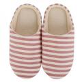 Zdmathe Hot Five Colors Striped Indoor Soft Bottom Cotton Slippers Slippers For Home Shoes Interior Non-Slip Shoes