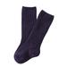 Lian LifeStyle Children 1 Pair Knee High Wool Socks Size 4-6Y (Purple)