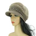 Women's Chic hats Fashion hats Beret Wool Beanie Winter Hat with visor