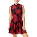 City Studio Womens Juniors Lace Mini Party Dress Red 3