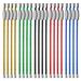 20Pcs Steel Wire Keychains Flexible Cable Rope 5 Colors Pendant Key Rings for Hanging Luggage ID Tag