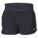 Soffe 1989G001XSM Girls Knit Band Shorts, Black - Extra Small