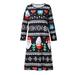 Zewfffr Parent-Child Outfit Women Christmas Print Clothes Children Girl Dress (XXL)