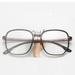 New Fashion Irregular Frame Transparent Glasses for Women Men Vintage Flat Mirror Eyeglasses