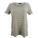 Polo Ralph Lauren Women's Striped Scoop Neckline Jersey T-Shirt Top