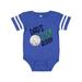 Inktastic Dad's Golf Buddy with Golf Ball Infant Creeper Unisex, Football Blue and White, 6 Months