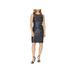 Laundry Womens Sequined Sleeveless Sheath Dress