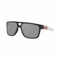 Oakley OO9382-1860 Crossrange Patch Urban Matte Black Rectangular Prizm Black Lens Sunglasses