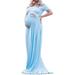 Maternity Off Shoulder Elegant Dresses Pregnancy Clothes Pregnant Women Photo Shoot Photography Props