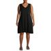 Terra & Sky Women's Plus Size Everyday Sleeveless Swing Dress