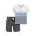 Child of Mine by Carter's Baby Boy & Toddler Boy Short-Sleeve Shirt and Shorts Outfit Set, 2-Piece (12M-5T)