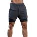 Avamo Camo Running Shorts for Men 2 In 1 Double-deck Quick Dry Sport Shorts with Liner, Dry Fit Workout Shorts with Pockets