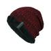 Men Unisex Casual Knit Winter Slouch Beanie Hat Cap Skateboard Ski Fleece Lined